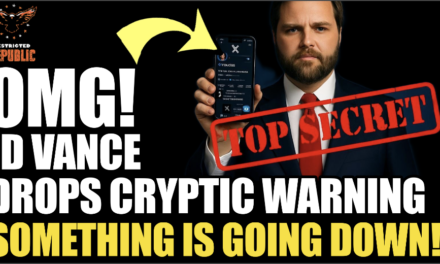 OMG! VP Vance Drops Cryptic Warning! Something’s Up! 